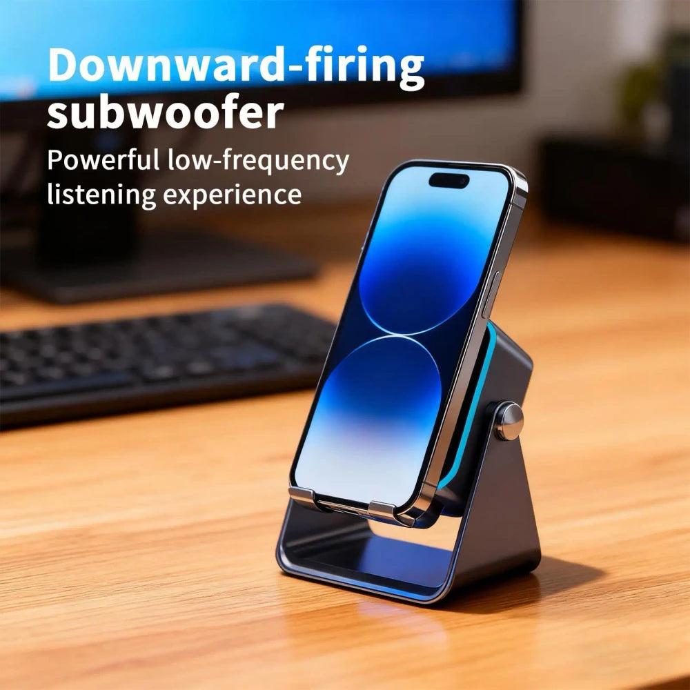 Foldable Induction Phone Speaker Stand